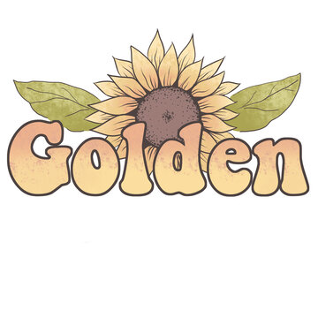 vector illustration of a sunflower