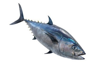 Tuna fish isolated on transparent background