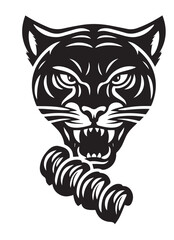 tiger head vector