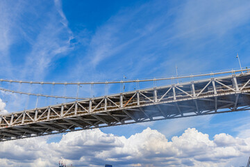 おがさわら丸から望む都市風景
