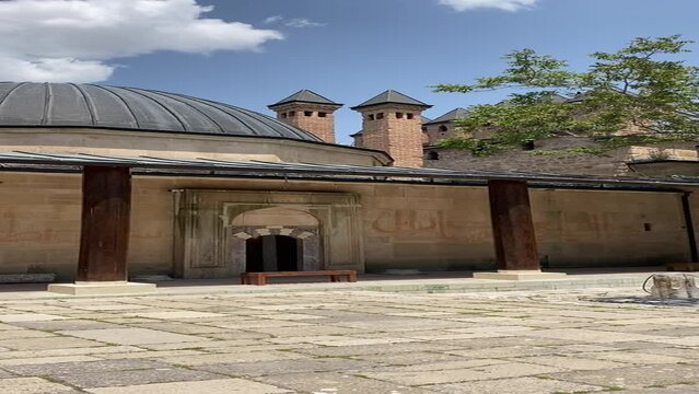 Seyit Battal Gazi Tomb and Complex, located in Seyitgazi, Turkey, was built in 1208 by the Seljuks.