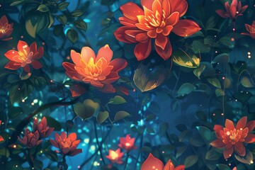 A mesmerizing seamless floral inspired pattern for impactful creations