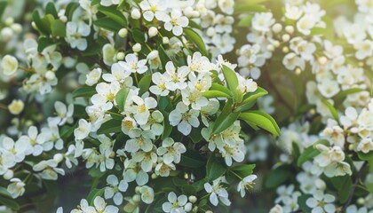Pear Tree Beauty: A Spring Symphony of White Blossoms