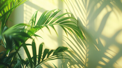 bamboo leaves in the sun