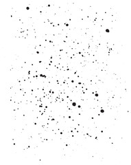 Grunge texture, splashes of paint. Monochrome vector pattern. Paint splash background. Suitable for decorating cards and photographs. 