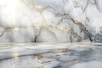 Elegant Marble Backdrop with Subtle Veins Perfect for Luxury Product Presentations and Mockups