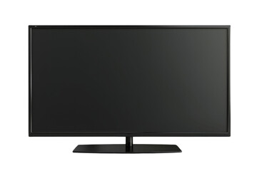 Black Television with Blank Screen