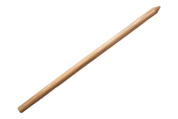 Wooden stick isolated on transparent background