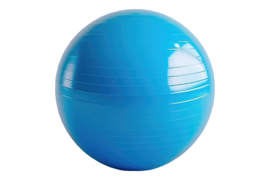 Yoga ball isolated transparent on background