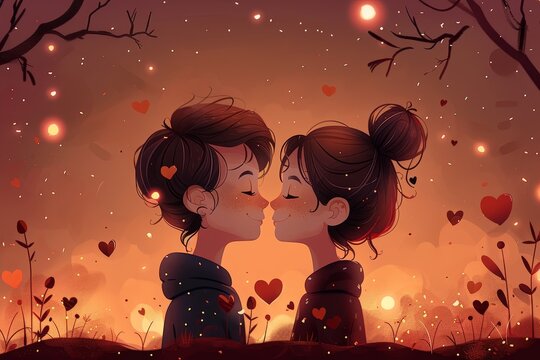 Animated Couple Images Browse 17 144 Stock Photos Vectors and Video Adobe Stock