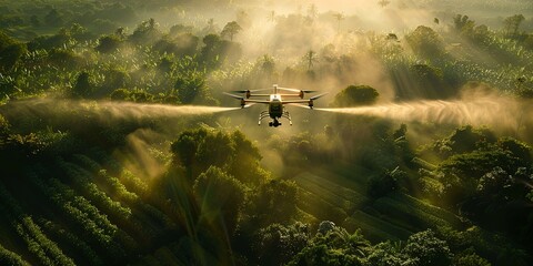 Dawn Spraying: Drone Technology Enhances Sustainable Farming