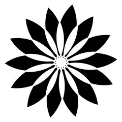 Flower Icon, Simple Icon Vector Design, best used for presentation, application, web and banner