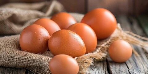 National Egg Day: A Basketful of Pure Goodness - 4K Wallpaper. Celebrate National Egg Day with this vibrant image of a basket overflowing with fresh, organic eggs. The perfect symbol of nourishment an