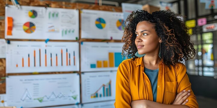 Comparing companys sustainability metrics with industry benchmarks through detailed analysis. Concept Sustainability Benchmarking, Company Analysis, Industry Comparisons