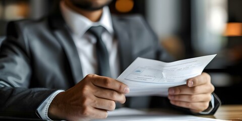 Image depicting invoice fraud where fake invoices are sent or legitimate ones altered. Concept Invoice Fraud, Fake Invoices, Altered Invoices, Financial Scam, Deceptive Practices