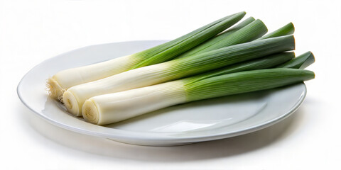 Fresh Leeks popular vegetable rich in various nutrients