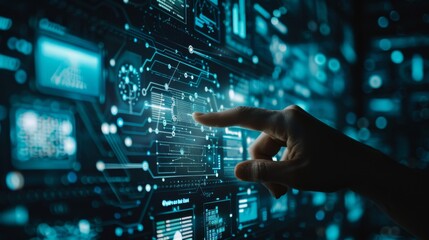Fototapeta premium Incident management, business technology concept. Operational excellence in IT operations. Process of efficiently identifying, diagnosing and resolving unexpected problems that occur in IT systems.
