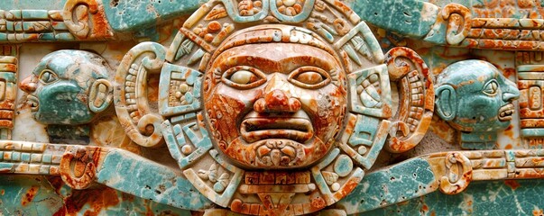 PreColumbian architecture and the intricate Mayan calendars, marking time and cosmic cycles with precision