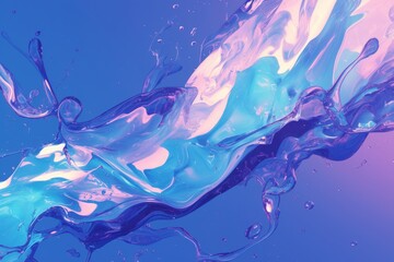 Abstract background with liquid motion and vibrant dynamics