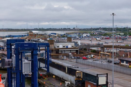view of the port farry in harwich