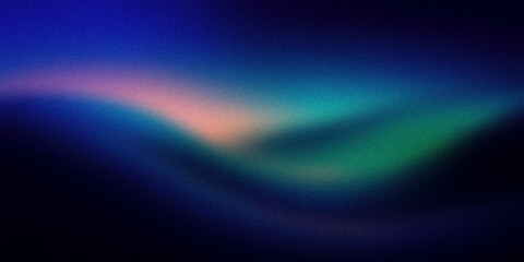 Obraz premium Abstract gradient background showcasing a smooth transition of deep blue, green, and subtle pink hues. This high-quality, vibrant design is ideal for digital art, graphic design, web projects