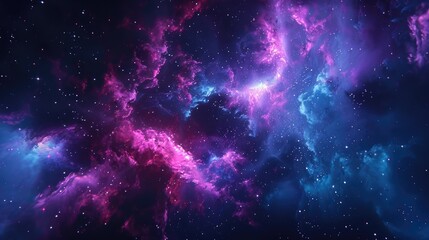 Fototapeta premium Background of Abstract Galaxy and Space