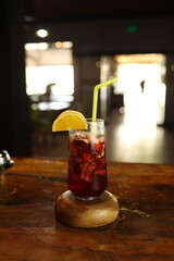 cocktail in a bar