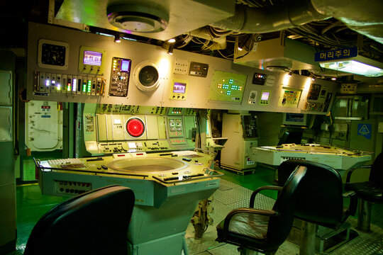 Tactical Navigational Room Inside Ulsan Frigate