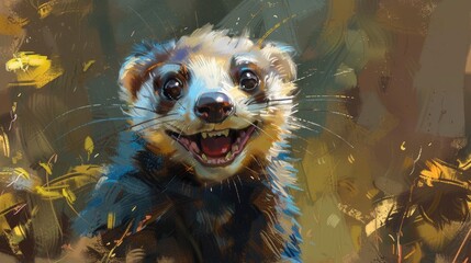 Smiling Ferret