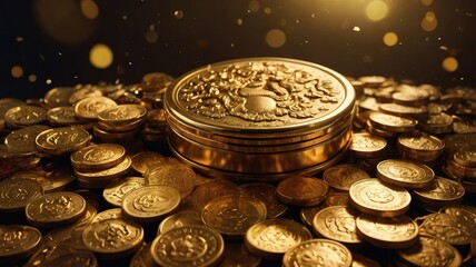 Precious Gold Treasure Room