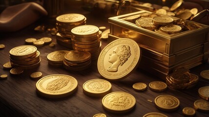 Precious Gold Treasure Room