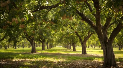 a walnut field trees pic