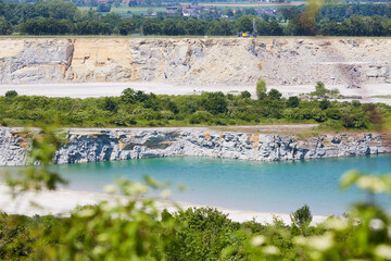 Steinbruch Mythos Stein, Geseke, Kreis Soest, NRW, Deutschland 2024 