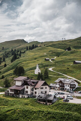 landscape in the Dolomites mountains