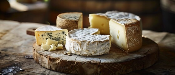 Close up of a cheese board