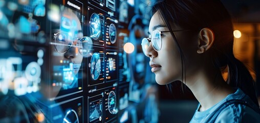 future of customer service with a real photo depicting a digital customer service platform, where chatbots and virtual assistants work seamlessly to deliver personalized support and enhance the custom