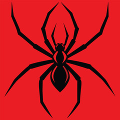 Solid color Chilean Recluse Spider animal vector design