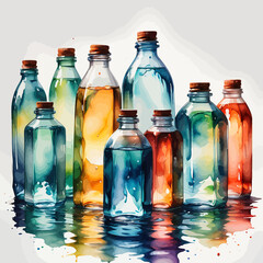 Bottle Very Fresh illustration Design