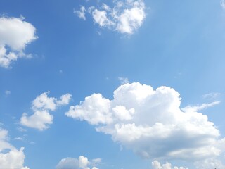 Blue sky and white clouds 