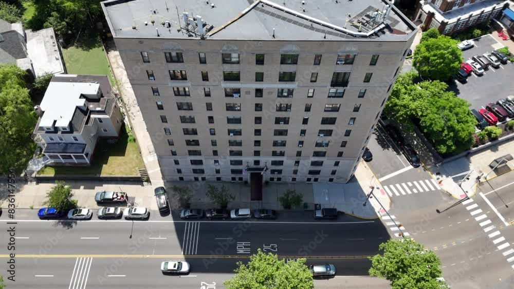 Wall mural Aerial of Jersey City Journal Square 