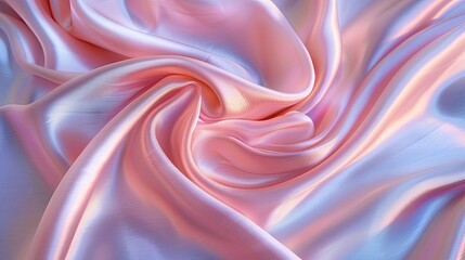 Obraz premium Pastel Silk Fabric Pastel silk fabric, smooth satin texture very delicate A very lightweight viscose fabric with rich drapery and a smooth texture with a subtle matte sheen background texture, patter