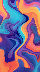 Abstract Surreal Image Pattern Background, Fluid and Metamorphic Shapes, Texture, Wallpaper, Background, Cell Phone Cover and Screen, Smartphone, Computer, Laptop, 9:16 Format - PNG