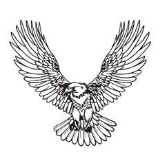 eagle with wings