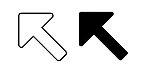 Cursor Icon. Symbol isolated white background. vector illustration. color editable.