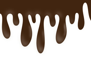 melted chocolate dripping