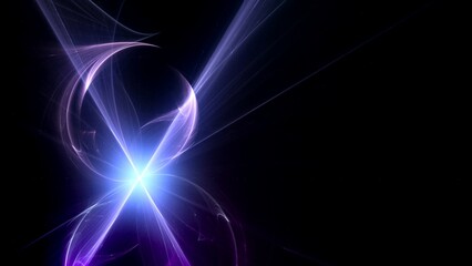 energievoll leuchtender dynamischer Lichtschweif, heller Stern, Energie, Strom, Stärke, kraftvoll, Laser, schnelles Internet, Licht, Technologie, Wissenschaft, violett, lila, pink
