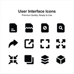 Well designed user interface icons pack, ready to use