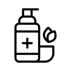 Obraz premium 21 cloretil line icon illustration vector graphic