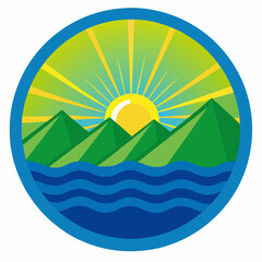 sun sea and mountains