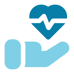 health insurance icon for illustration